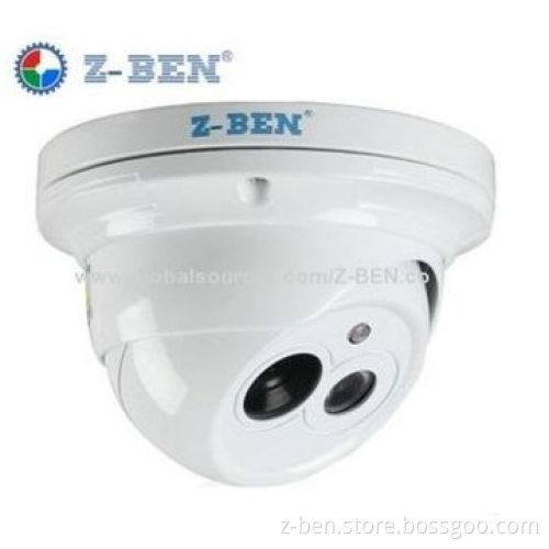 Fixed Dome Camera with 1-piece Dot-matrix High Power IR LED, 700TVL Horizontal Resolution